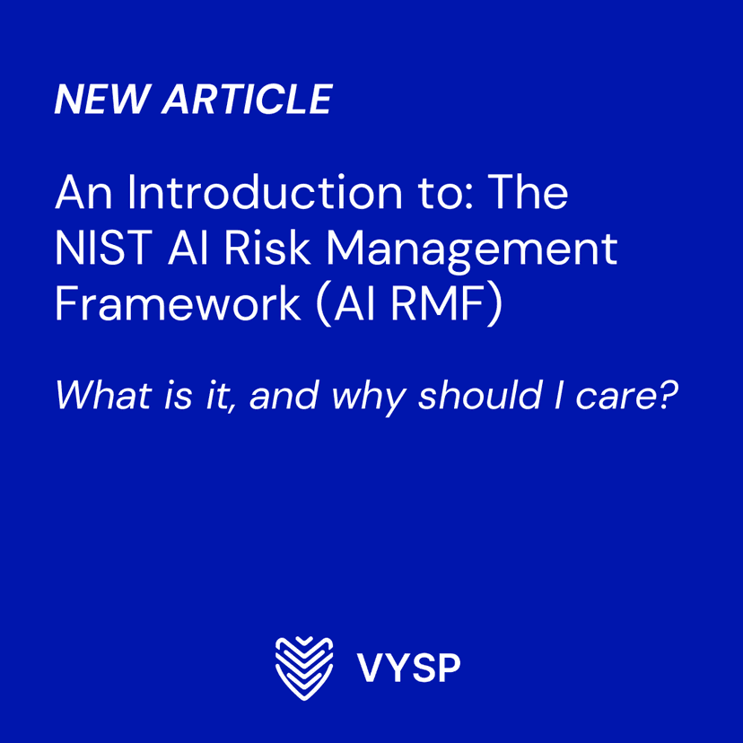 NIST AI Risk Management Framework